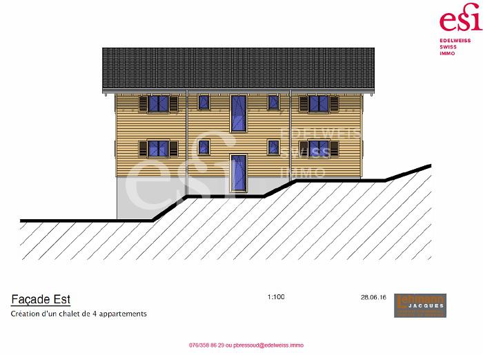 Façade est  logo ESI
