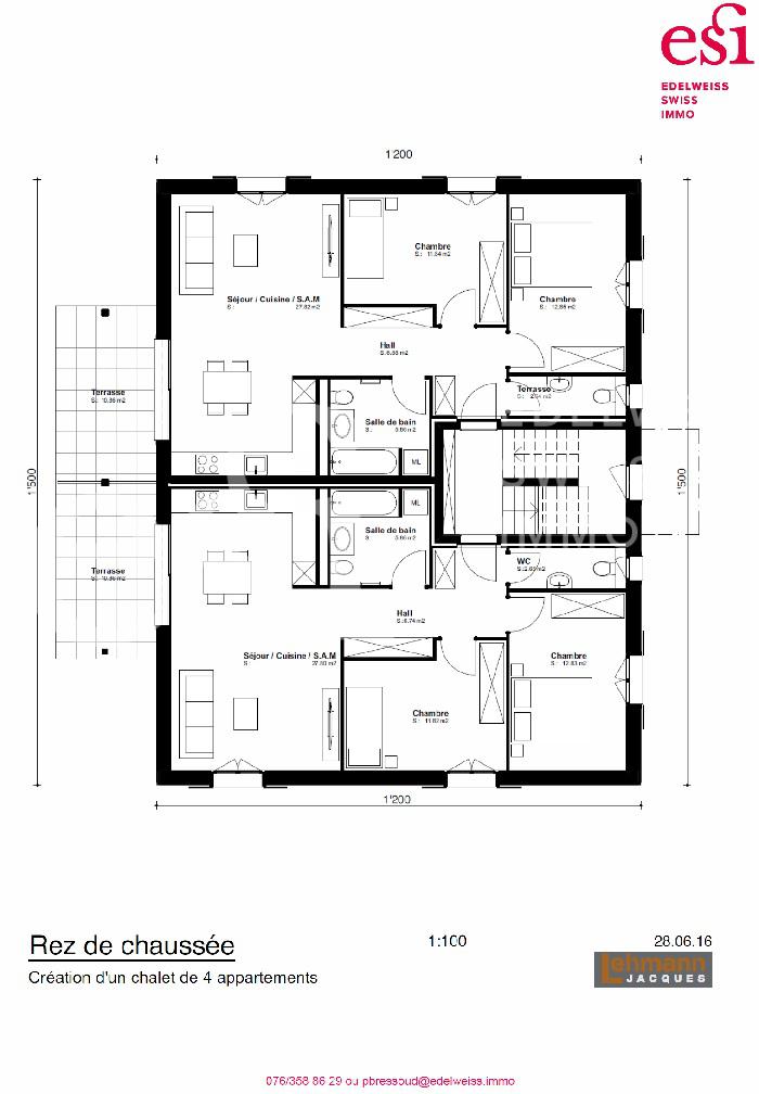 Rez-de-chaussée logo ESI